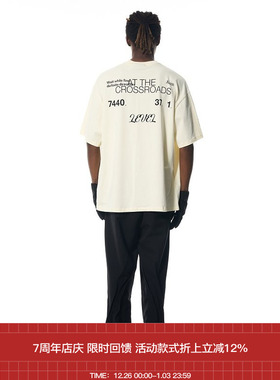 7440 37 1  “CROSSROADS”多色印花短袖T恤