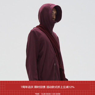 AW24 多变化帽领双开拉链卫衣夹克 7440