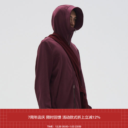 7440371双开拉链卫衣夹克