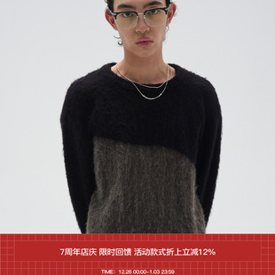 AW24 油画刷毛羊毛马海毛毛衣 7440