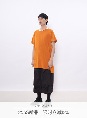 7440 37 1 SS26 3片式绒感长款训练短袖T恤