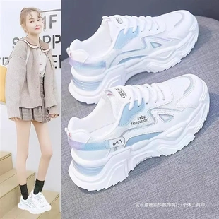 运动鞋女秋冬款2025新款初中女生波鞋轻便鞋子百搭休闲跑步鞋