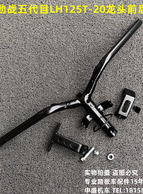 适用林海LH125T-20劲战五代目摩托车方向把龙头后挡泥板前后支架