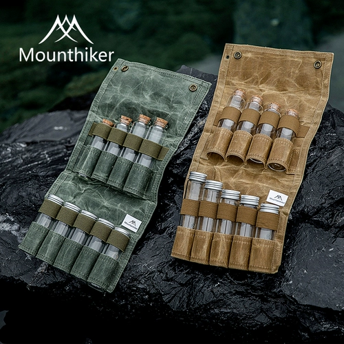 Гость Маунти Маунтин -Хирец на открытом воздухе девять бутылок блюд с приправами и смешивания хранения сумки для хранения