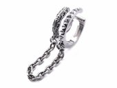 日本代购 DEAL DESIGN耳夹无耳洞925纯银耳钉潮流男女耳骨夹耳饰