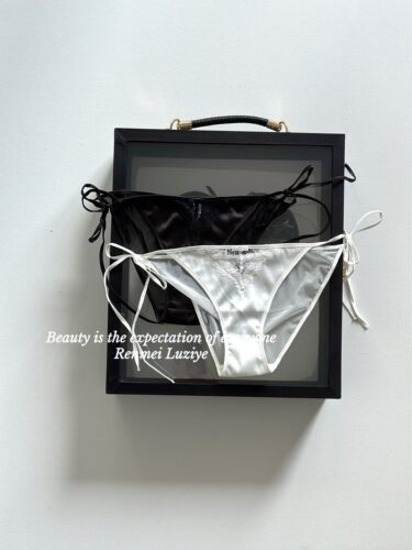 RenmeiLuziye【心跳】舒适绸面绑带性感内裤三角裤女高级感