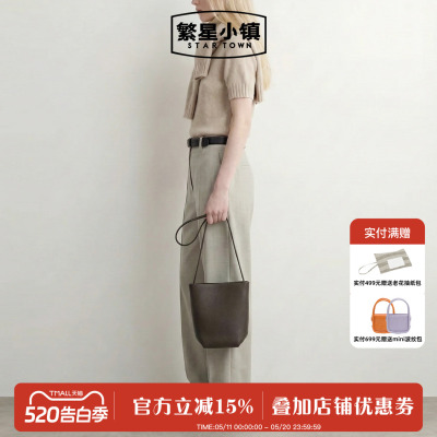 休闲简约水桶包包2026新款