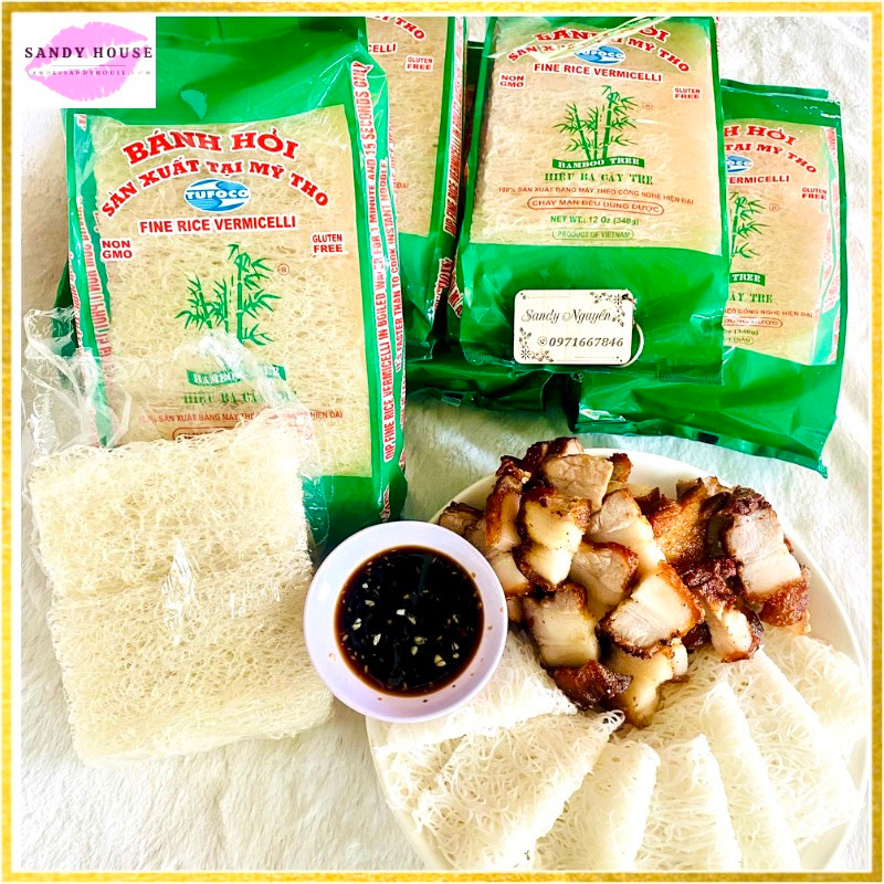 越南竹林檬粉340g进口三棵竹林粉米线 细粉BANH HOI 滨海米粉包邮