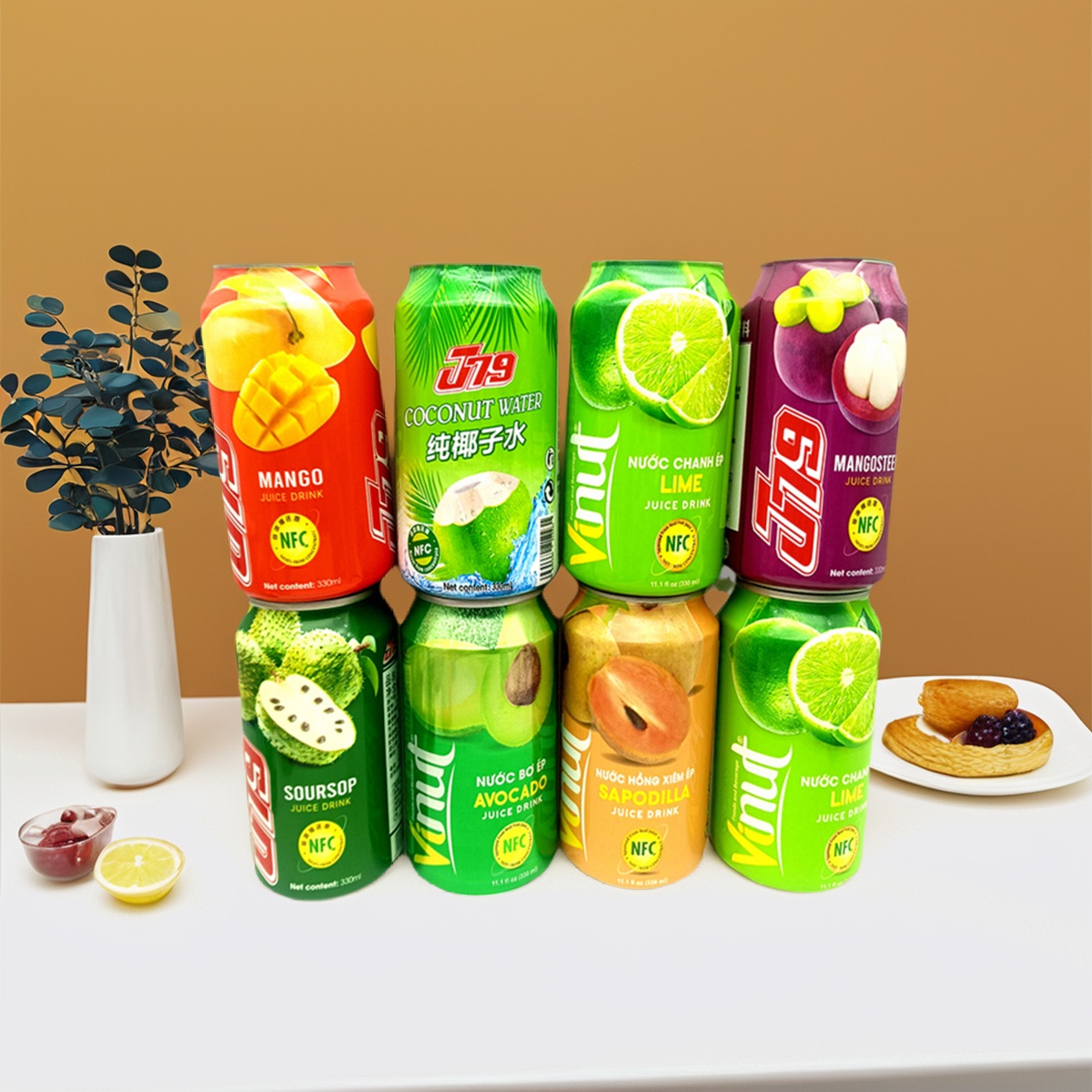 越南进口果汁饮料山竹芒果青柠檬
