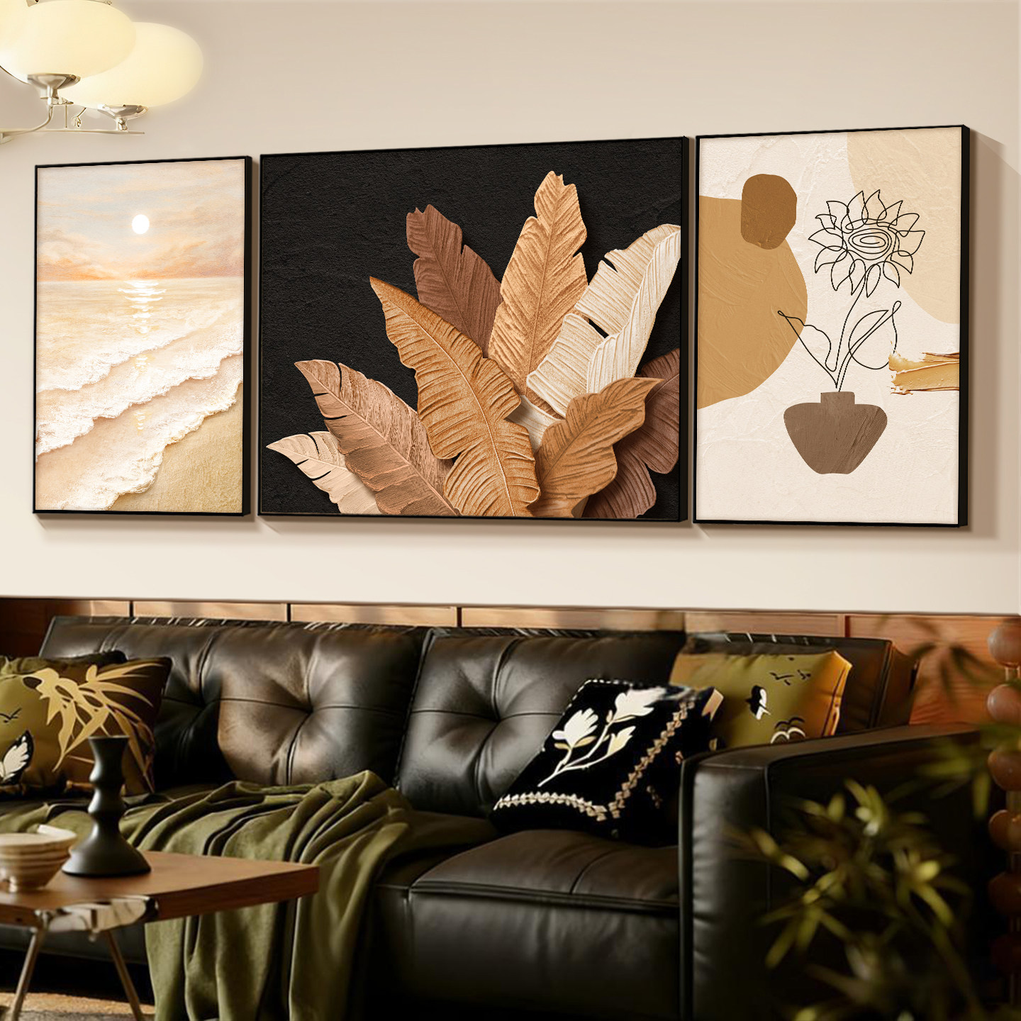 家大业大2026新款客厅装饰画大气轻奢高级感沙发墙背景挂画壁画