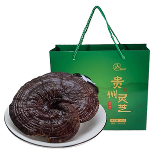 贵州特产贵州灵芝250g包邮贵山宝山里妹黑色整枝特色盒装厂家直销