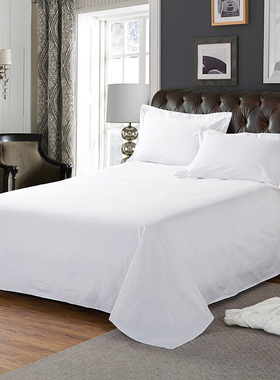 伊伊爱40*60S贡缎酒店白色床单 260*280cm/TJ0JD02401227