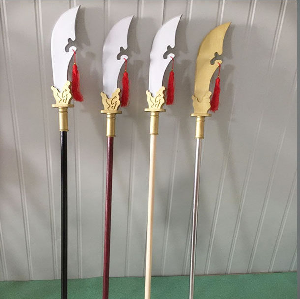 青龙偃月刀三国关羽武器古代兵器影视古装拍摄道具儿童玩具关公刀