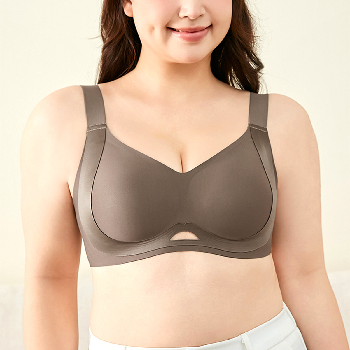 Shaply/莎莲妮聚拢文胸女全罩杯软支撑美背提拉内衣舒适大胸显小