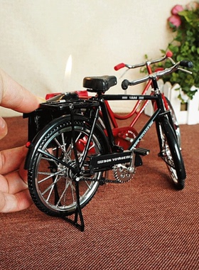 复古二八大杠客厅自行车模型怀旧