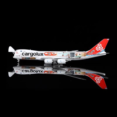 YY Wings 1/400 卢森堡航空B747-8F 货机合金模型 LX-VCF/LX-VCM