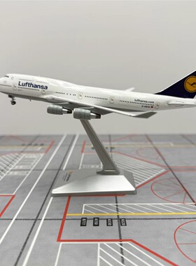 YY Wings 1/400 汉莎航空B747-400 D-ABVY/D-ABTA 合金客机模型