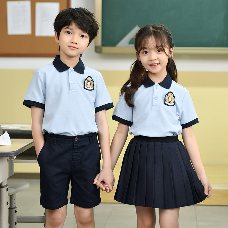 男女童校服儿童夏季学院风运动会服中小学生班服幼儿园幼师园服