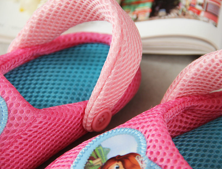 Pantoufles enfants en autre pour été - semelle caoutchouc naturel - Ref 986111 Image 5