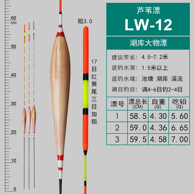 特价阿虞芦苇浮漂罗非漂鲫鱼漂鲤鱼漂底钓漂轻口行程接口竞技鱼漂