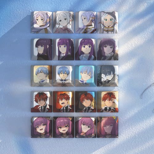 葬送的芙莉莲 二次元动漫键帽原厂高度PBT热升华辛美尔菲伦键帽