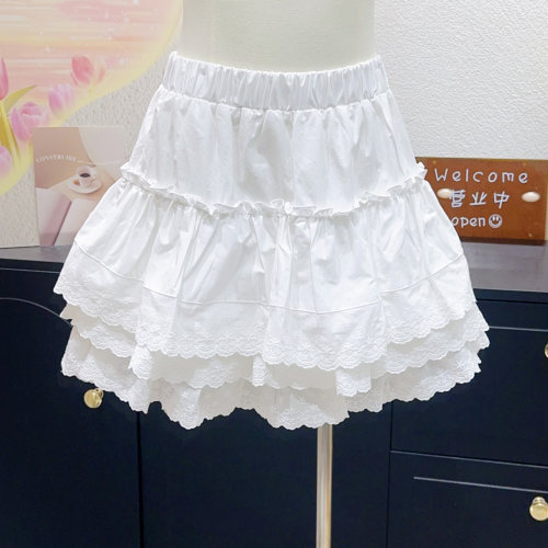甜美少女感高品质蛋糕裙A字遮胯