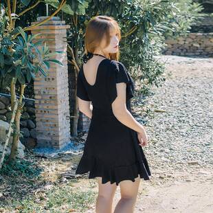 之南泳衣大码泳衣女遮肚微胖mm带钢圈聚拢连体保守长款遮肉洋气in