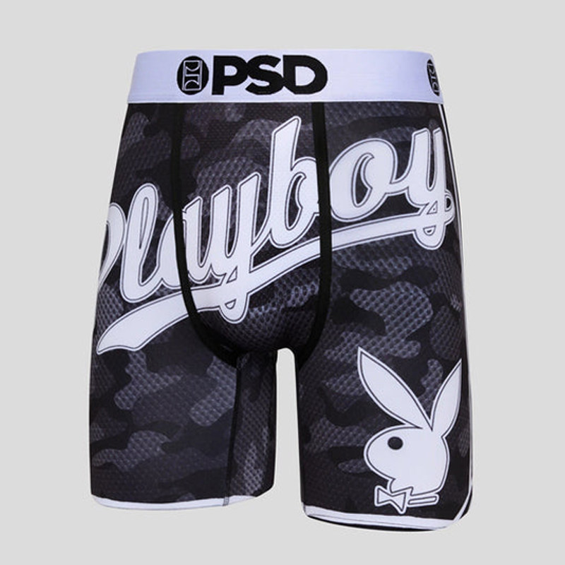 thumbnail for PSD boxer panties tide brand Owen European and American style basketball street sports elastic print panties boxers foreign trade