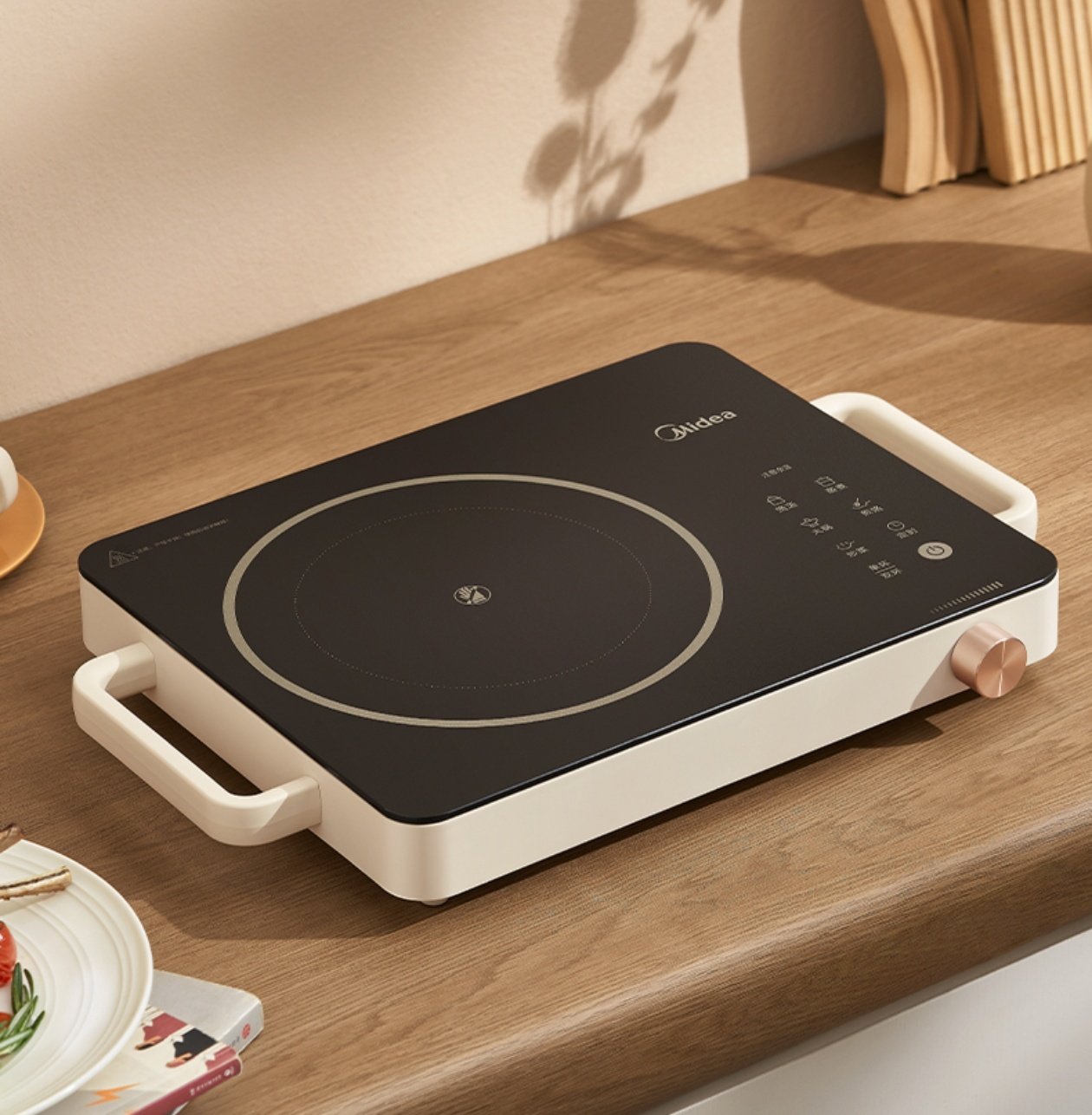 Midea/美的 MC-HW2210电磁炉家用火锅炒锅2200W大功率爆炒电陶炉
