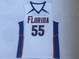 佛罗里达大学贾森·威廉姆斯55号白色大学球衣