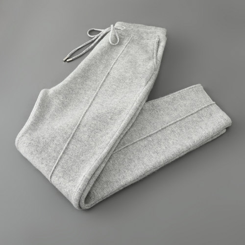 秋冬新款100%纯羊毛裤男加厚保暖