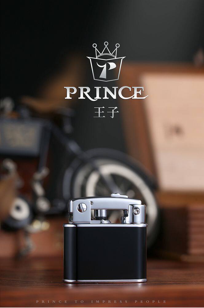日本王子prince杠杆弹射式煤油打火机