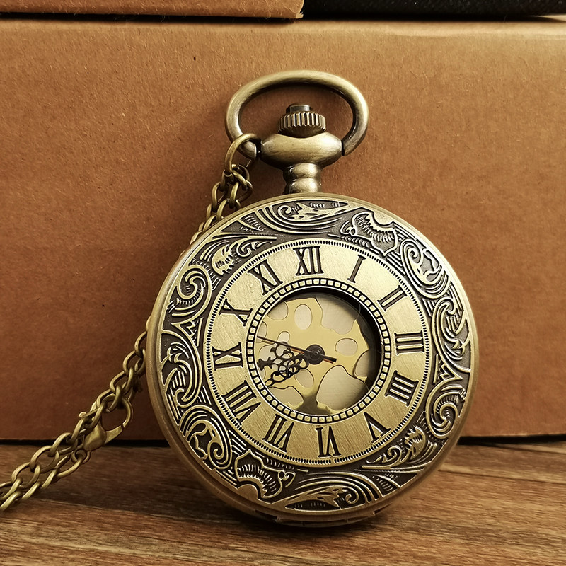 批价大号经典古罗马怀表复古翻盖男款老上海怀旧欧式女款电子机械