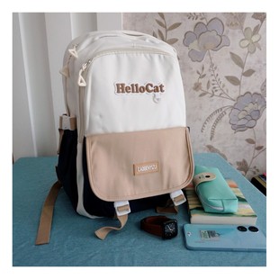 初中生书包双肩包护脊书包女学院风高中女生背包草根一族时尚背包