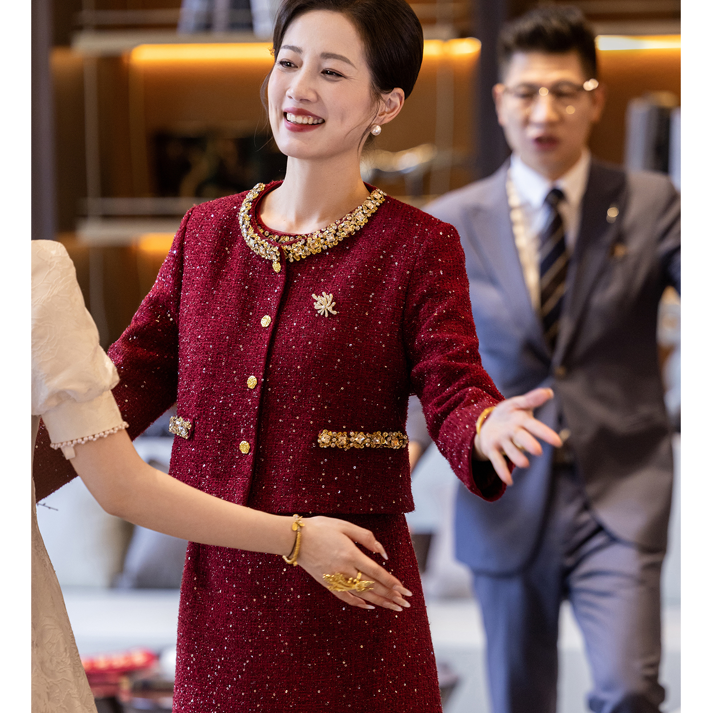 优雅婚礼两件套礼服小个子