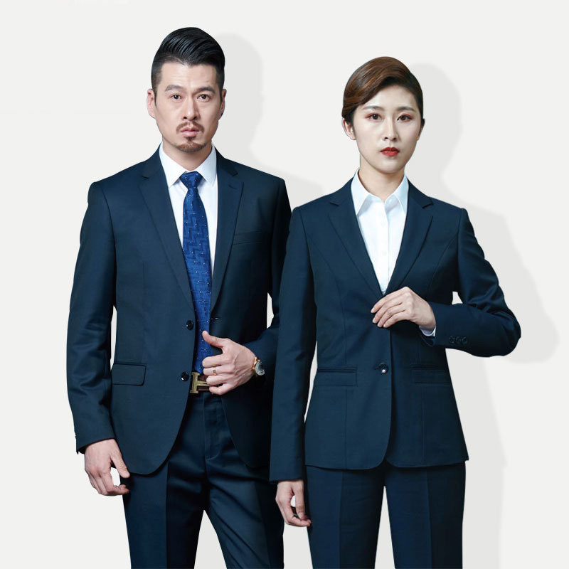 男女同款30羊毛修身工作西服套装