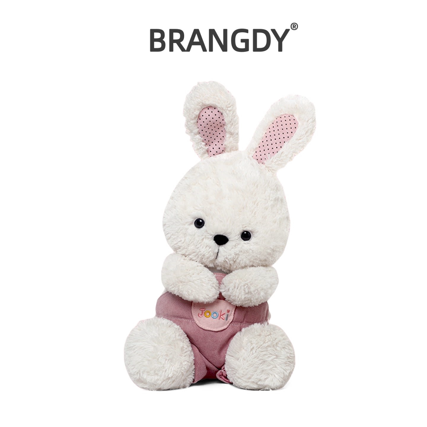 英国BRANGDY背带裤兔子毛绒玩具可爱公仔睡觉抱枕玩偶生日礼物