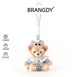 英国BRANGDY毛绒可爱卡通玫玫小熊包包挂件玩偶高级感挂饰礼物