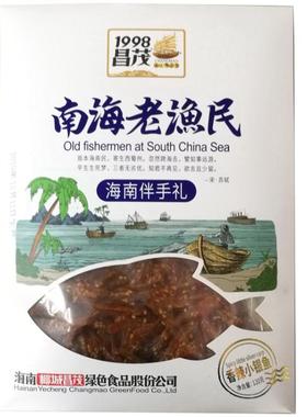 海南特产批零昌茂香辣小银鱼120克南海老渔民鱼干鱼仔海南伴手礼