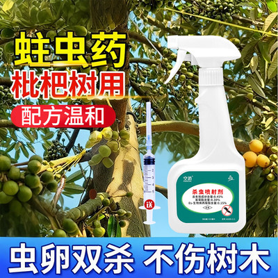 枇杷树杀蛀木虫专用药树木家用喷雾灭除白蚁粉蠹虫书虱蛀虫杀虫剂