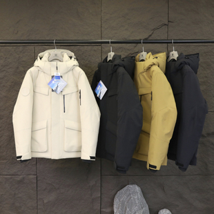 防风防水90白鹅绒超厚东北零下40度哈尔滨极寒工装派克羽绒服男女