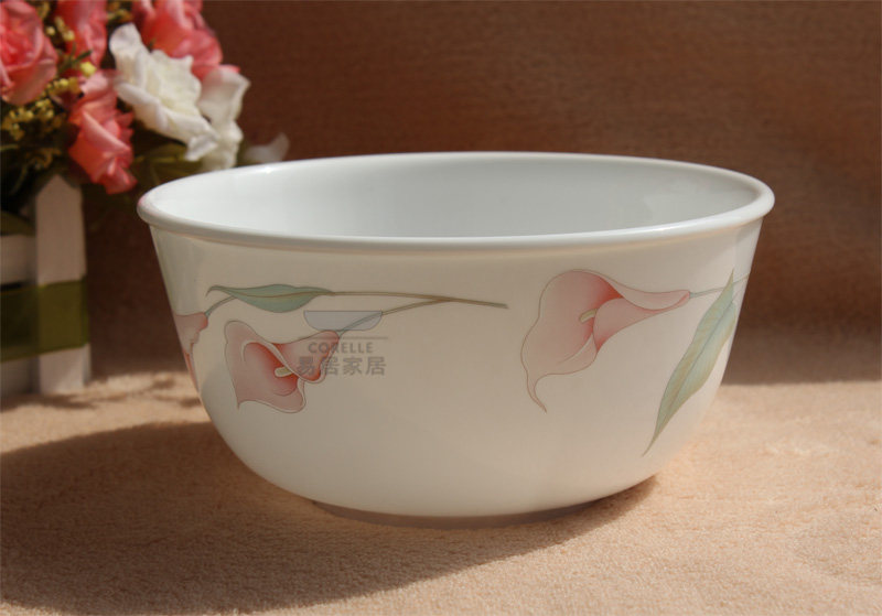 美国康宁玻璃餐具 百合900ML面碗(428无底/428F带底)专柜正品