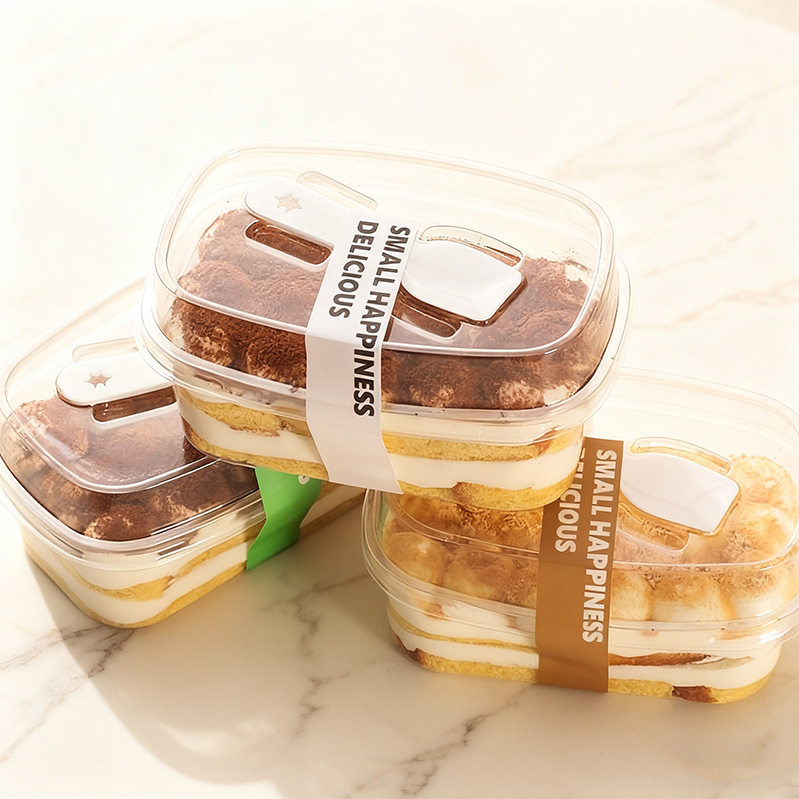 网红豆乳盒子包装盒提拉米苏千层榴莲蛋糕盒草莓芒果蓝莓甜品盒