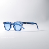 经典 款 型小众水蓝色墨镜UV400防紫外线辐射简约百搭近视太阳眼镜