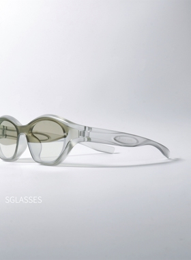 未来感连体UV400防紫外线墨镜