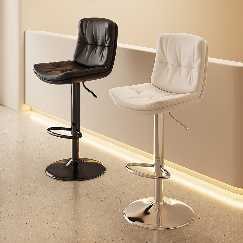 吧台椅升降高脚凳家用旋转靠背酒吧凳子收银台椅子前台商用高脚椅