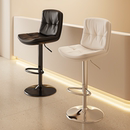 吧台椅升降高脚凳家用旋转靠背酒吧凳子收银台椅子前台商用高脚椅