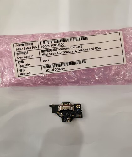 3c适用小米CIVI 1s尾插小板mi civi充电接口送话器话筒小板