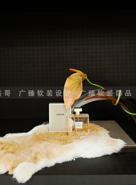 广臻软装样板间梳妆台饰品摆件