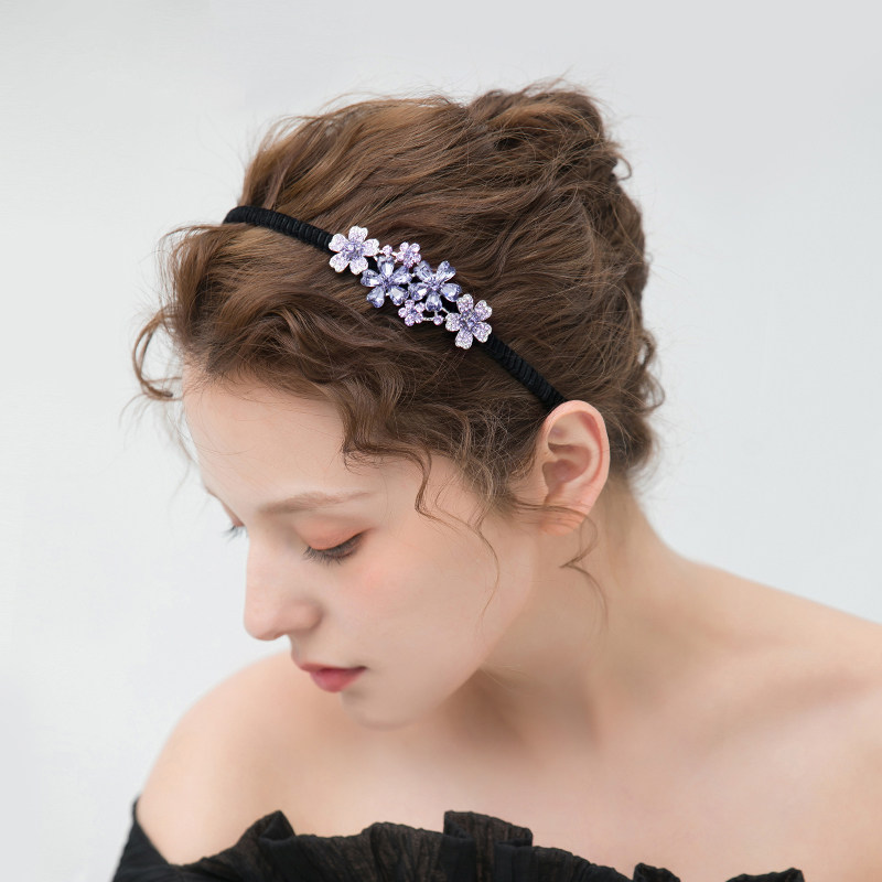2023新款发夹韩国头饰发箍气质水钻水晶头箍发饰品发卡女夹子卡子